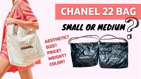 chanel 22 medium|chanel 22 sizes medium.